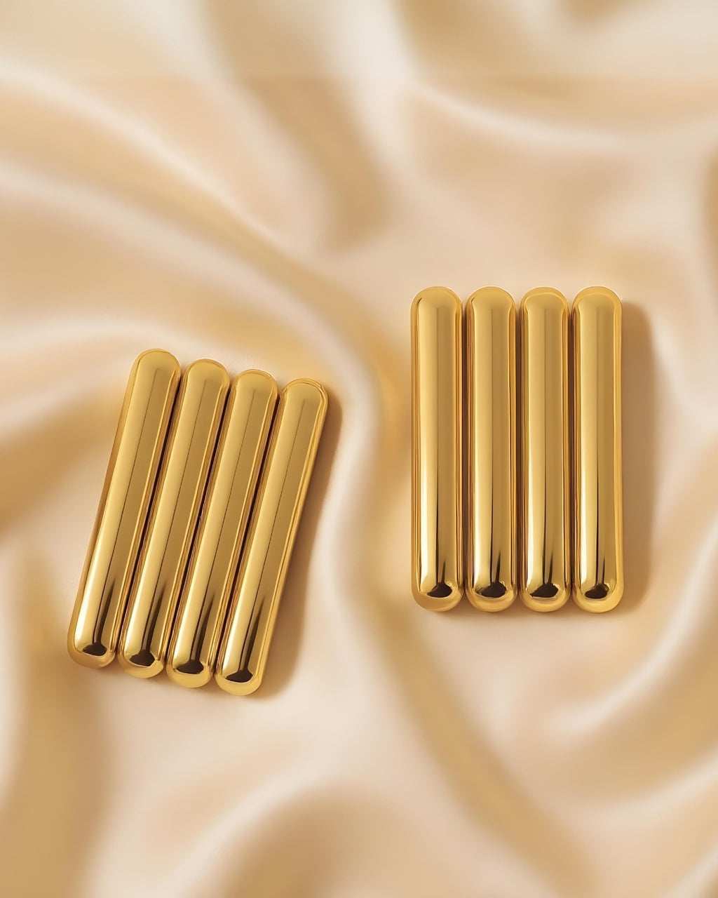 Golden Stripes Earrings