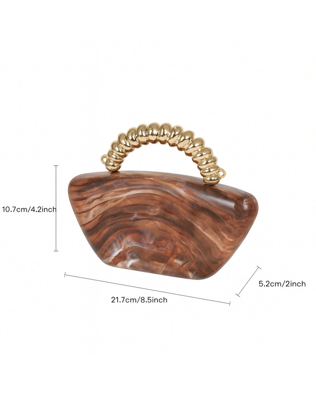 Marbled Statement Bag