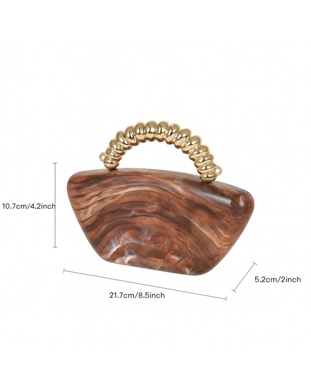 Marbled Statement Bag