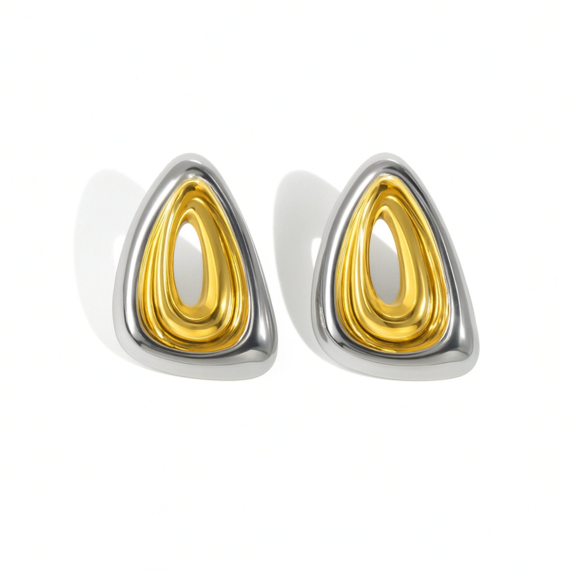 Triangular Teardrop Earrings