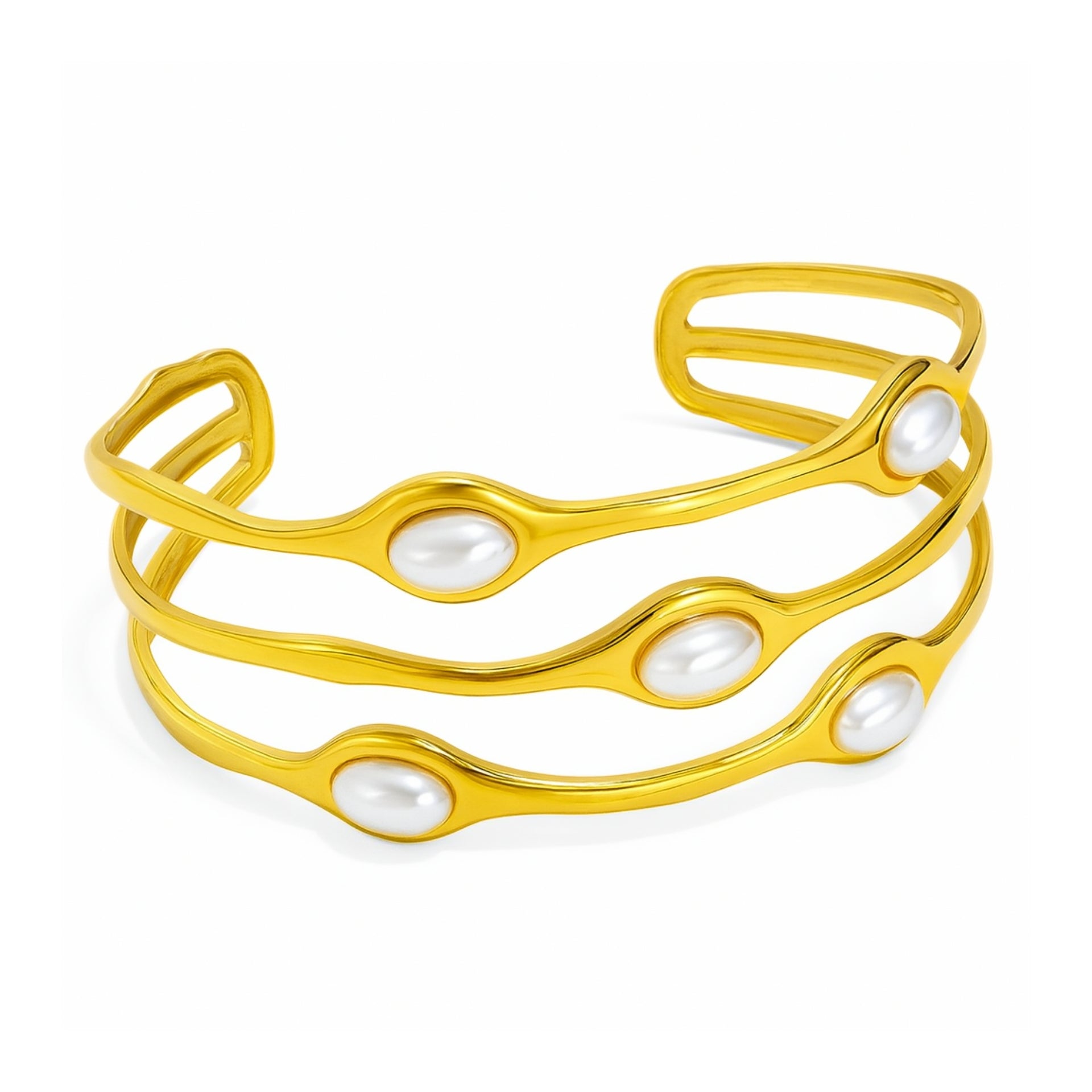 Pearl Embrace Bangle