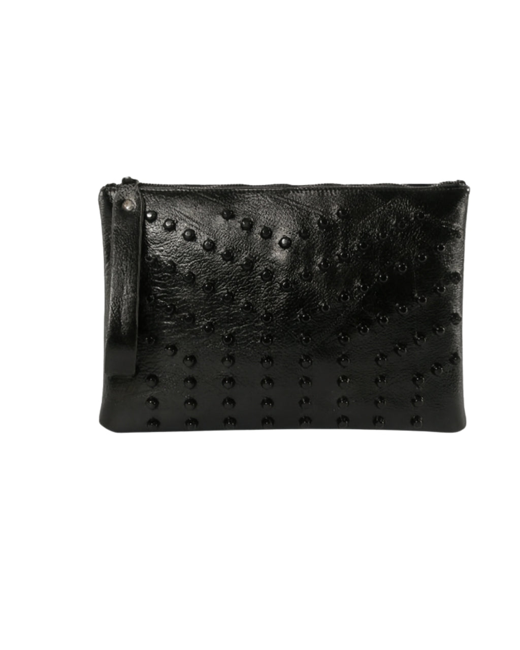 Black Studded Clutch