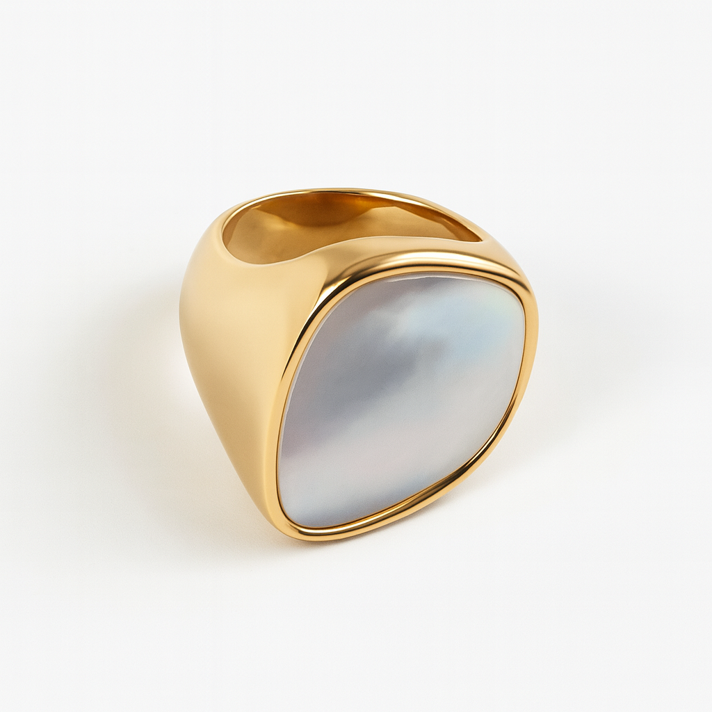 Moon Statement Ring