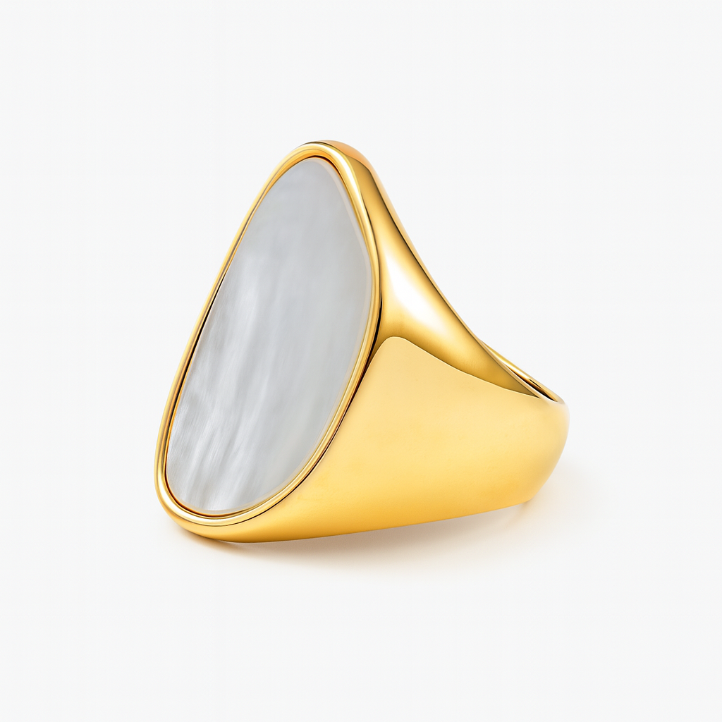 Moon Statement Ring