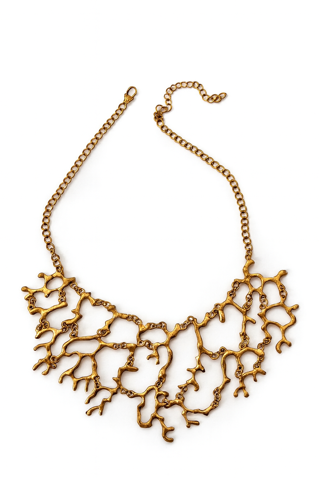 Rustic Coral Neckpiece